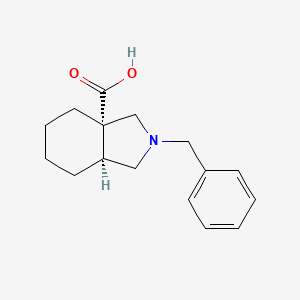 (3aS,7aS)-2-benzyl-octahydro-1H-isoindole-3a-carboxylic acid