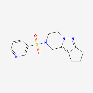 2-(pyridin-3-ylsulfonyl)-2,3,4,7,8,9-hexahydro-1H-cyclopenta[3,4]pyrazolo[1,5-a]pyrazine