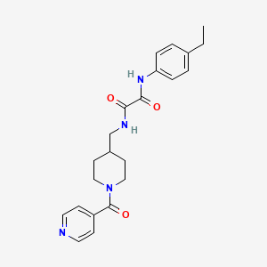 N1-(4-ethylphenyl)-N2-((1-isonicotinoylpiperidin-4-yl)methyl)oxalamide