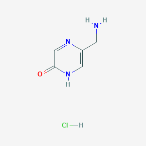 5-(Aminomethyl)pyrazin-2(1H)-one hydrochloride