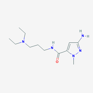 3-Amino-N-[3-(diethylamino)propyl]-1-methyl-1H-pyrazole-5-carboxamide