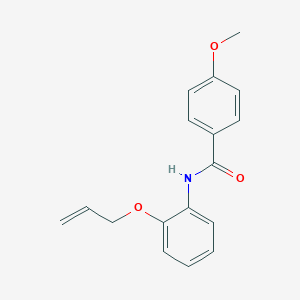 molecular formula C17H17NO3 B268297 N-[2-(allyloxy)phenyl]-4-methoxybenzamide 