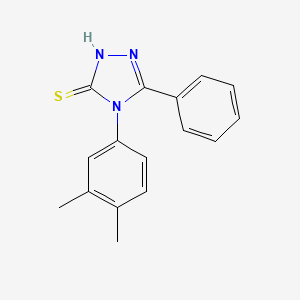 4-(3,4-dimethylphenyl)-5-phenyl-4H-1,2,4-triazole-3-thiol