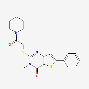 N-[2-(2-furyl)-1-methylethyl]-1-isobutyryl-3,3-dimethylindoline-5-sulfonamide