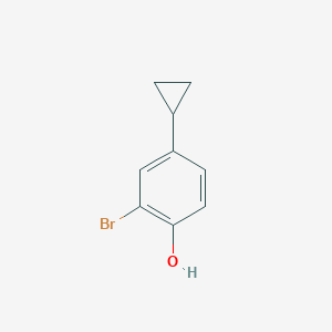 molecular formula C9H9BrO B2683010 2-溴-4-环丙基苯酚 CAS No. 2386858-57-5