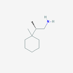 molecular formula C10H21N B2683019 (2S)-2-(1-Methylcyclohexyl)propan-1-amine CAS No. 2248172-74-7