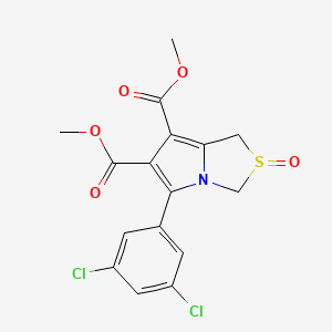 Dimethyl 5-(3,5-dichlorophenyl)-2-oxo-1,3-dihydropyrrolo[1,2-c][1,3]thiazole-6,7-dicarboxylate