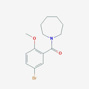 molecular formula C14H18BrNO2 B268308 Azepan-1-yl(5-bromo-2-methoxyphenyl)methanone 