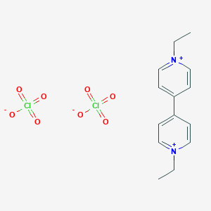 molecular formula C14H18Cl2N2O8 B026832 Ethyl viologen diperchlorate CAS No. 36305-51-8