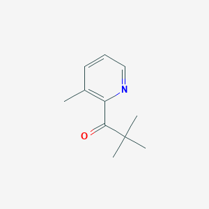 molecular formula C11H15NO B2683272 2,2-Dimethyl-1-(3-methylpyridin-2-yl)propan-1-one CAS No. 1248707-89-2