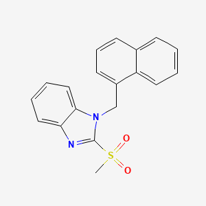 2-(methylsulfonyl)-1-(naphthalen-1-ylmethyl)-1H-benzo[d]imidazole