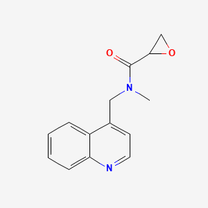 N-Methyl-N-(quinolin-4-ylmethyl)oxirane-2-carboxamide