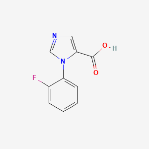 molecular formula C10H7FN2O2 B2683459 1-(2-氟苯基)-1H-咪唑-5-羧酸 CAS No. 1439902-55-2