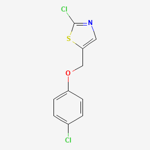 2-Chloro-5-[(4-chlorophenoxy)methyl]-1,3-thiazole