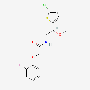 N-(2-(5-chlorothiophen-2-yl)-2-methoxyethyl)-2-(2-fluorophenoxy)acetamide
