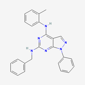 N~6~-benzyl-N~4~-(2-methylphenyl)-1-phenyl-1H-pyrazolo[3,4-d]pyrimidine-4,6-diamine