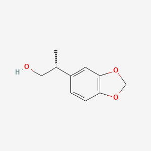 molecular formula C10H12O3 B2683487 (2R)-2-(1,3-Benzodioxol-5-yl)propan-1-ol CAS No. 2248184-86-1