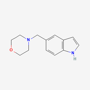 4-((1H-indol-5-yl)methyl)morpholine