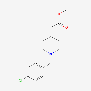 Methyl [1-(4-chlorobenzyl)piperidin-4-yl]acetate