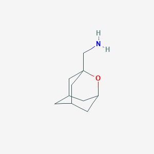 molecular formula C10H17NO B2683506 2-Oxatricyclo[3.3.1.13,7]decan-1-ylmethanamine CAS No. 106237-15-4