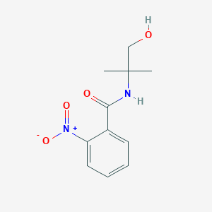 molecular formula C11H14N2O4 B2683508 N-(2-hydroxy-1,1-dimethylethyl)-2-nitrobenzamide CAS No. 52944-15-7