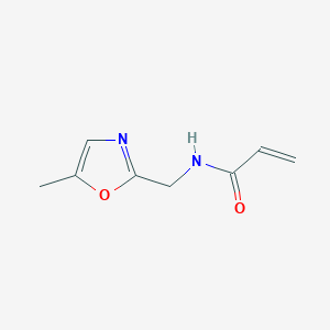 molecular formula C8H10N2O2 B2683533 N-[(5-Methyl-1,3-oxazol-2-yl)methyl]prop-2-enamide CAS No. 1699978-97-6