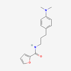 molecular formula C16H20N2O2 B2683537 N-(3-(4-(dimethylamino)phenyl)propyl)furan-2-carboxamide CAS No. 953196-99-1