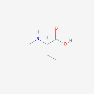 molecular formula C5H11NO2 B2683558 2-(Methylamino)butanoic acid CAS No. 1214138-93-8; 70606-05-2