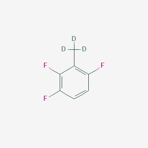 molecular formula C7H5F3 B2683572 2,3,6-Trifluorotoluene (Methyl D3) CAS No. 1208075-33-5