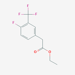 (4-Fluoro-3-trifluoromethyl-phenyl)-acetic acid ethyl ester