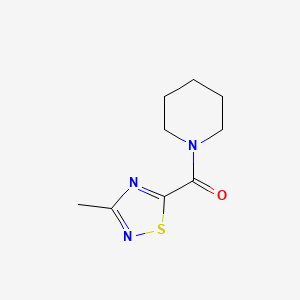 1-(3-Methyl-1,2,4-thiadiazole-5-carbonyl)piperidine