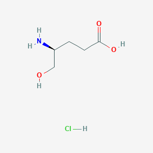 molecular formula C5H12ClNO3 B2683610 (4S)-4-氨基-5-羟基戊酸盐酸盐 CAS No. 1909294-67-2