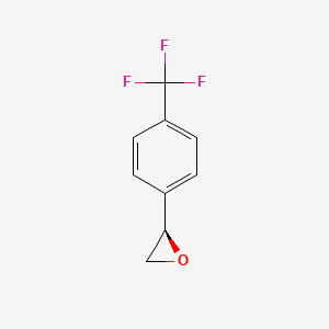 molecular formula C9H7F3O B2683626 (2R)-2-[4-(三氟甲基)苯基]环氧乙烷 CAS No. 252877-04-6