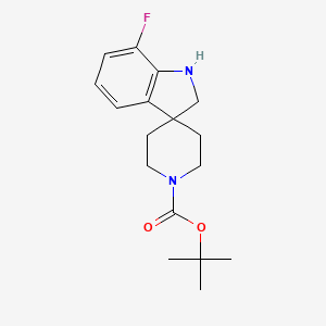tert-Butyl 7-fluoro-1,2-dihydrospiro[indole-3,4'-piperidine]-1'-carboxylate
