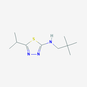 N-(2,2-dimethylpropyl)-5-propan-2-yl-1,3,4-thiadiazol-2-amine
