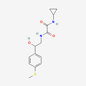 N1-cyclopropyl-N2-(2-hydroxy-2-(4-(methylthio)phenyl)ethyl)oxalamide