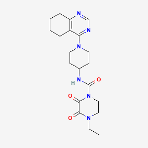 4-ethyl-2,3-dioxo-N-(1-(5,6,7,8-tetrahydroquinazolin-4-yl)piperidin-4-yl)piperazine-1-carboxamide