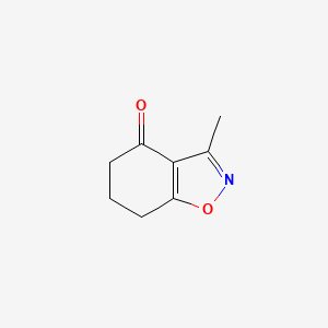 molecular formula C8H9NO2 B2683751 3-Methyl-6,7-dihydro-1,2-benzisoxazol-4(5H)-one CAS No. 61834-40-0