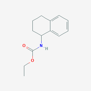 molecular formula C13H17NO2 B2683783 ethyl N-(1,2,3,4-tetrahydronaphthalen-1-yl)carbamate CAS No. 515860-88-5