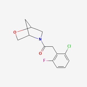 1-(2-Oxa-5-azabicyclo[2.2.1]heptan-5-yl)-2-(2-chloro-6-fluorophenyl)ethanone