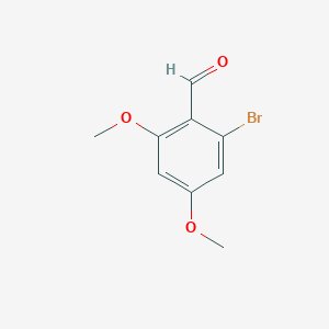 molecular formula C9H9BrO3 B2683855 2-Bromo-4,6-dimethoxybenzaldehyde CAS No. 81574-69-8