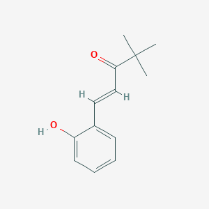 (1E)-1-(2-hydroxyphenyl)-4,4-dimethylpent-1-en-3-one