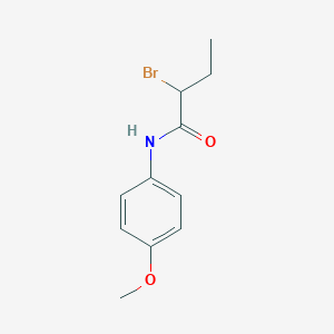 molecular formula C11H14BrNO2 B2683868 2-bromo-N-(4-methoxyphenyl)butanamide CAS No. 188491-09-0