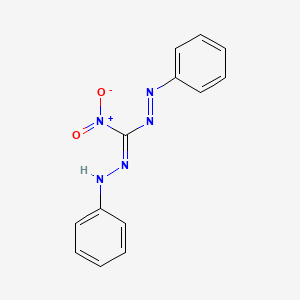 molecular formula C13H11N5O2 B2683886 (Z,E)-3-nitro-1,5-diphenylformazan CAS No. 4453-80-9