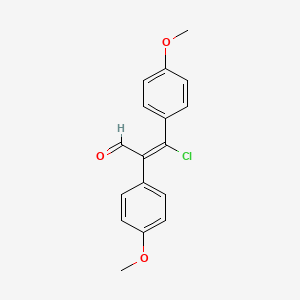 (E)-3-chloro-2,3-bis(4-methoxyphenyl)acrylaldehyde