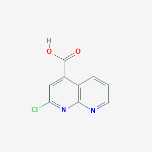 molecular formula C9H5ClN2O2 B2683923 2-氯-1,8-萘啶-4-甲酸 CAS No. 2248395-91-5