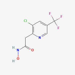 2-[3-chloro-5-(trifluoromethyl)pyridin-2-yl]-N-hydroxyacetamide