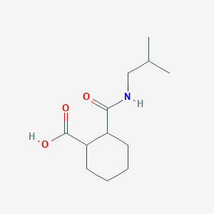 molecular formula C12H21NO3 B2683928 2-Isobutylcarbamoyl-cyclohexanecarboxylic acid CAS No. 544697-94-1
