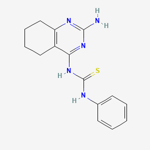 1-(2-Amino-5,6,7,8-tetrahydroquinazolin-4-yl)-3-phenylthiourea
