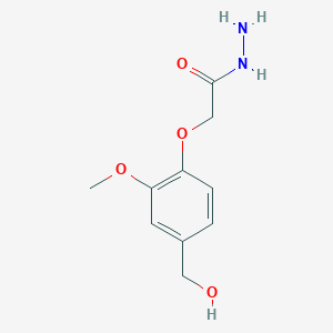 2-[4-(Hydroxymethyl)-2-methoxyphenoxy]acetohydrazide